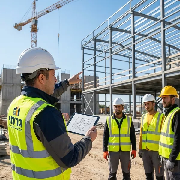 מנהל פרויקט מתאם עבודות בנייה באתר מסחרי